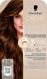 Garnier SCHWARZKOPF Creme Supreme Farba do włosów odcień 6-68 Jasny Karmelowy Brąz