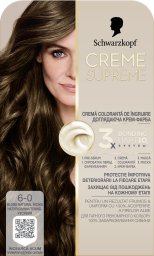 Garnier SCHWARZKOPF Creme Supreme Farba do włosów odcień 6-0 Naturalny Jasny Brąz