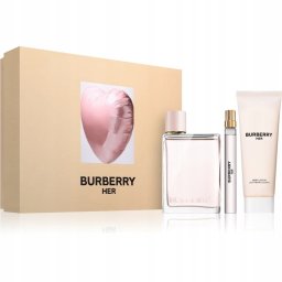 Set Burberry: Her, Eau De Parfum, For Women, 100 ml + Her, Eau De Parfum, For Women, 10 ml + Her, Moisturizing, Body Lotion, 75 ml For Women