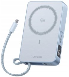 Powerbank Ugreen MagFlow PB773 10000mAh Niebieski