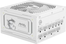 Zasilacz MSI MAG A1000GL PCIE5 White 1000W (306-7ZP9B51-CE0)