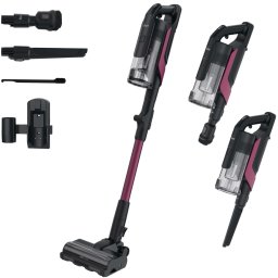 Odkurzacz pionowy Hoover HF610HX 011 Vacuum cleaner Handstick Cordless Operating time 40 min Dust container 0.7 L czarny