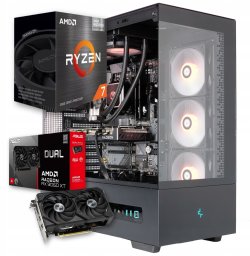 Komputer Better Side of Gaming Raptor V44 AMD Ryzen 7 AMD Radeon RX 9060 XT 32GB DDR4 1000GB SSD Windows 11