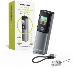 Powerbank Mobile Origin Mobile Origin 100W PD 14000mAh Display PowerBank PB12 - USB-C + USB-A