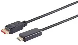 Kabel Icidu Kabel Brackton DisplayPort v1.4 - HDMI v2.0 4K 60Hz 5m 4250923700211 DP4-HD6-0500.B (4250923700211)
