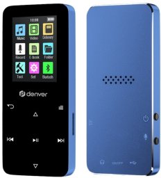 Denver Odtwarzacz MP4 Denver MP-1830BU BT 1,8" 4GB niebieski