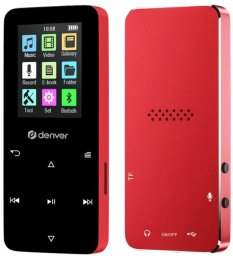Denver Odtwarzacz MP4 Denver MP-1830R BT 1,8" 4GB czerwony