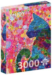 Enjoy Puzzle 3000 Kolorowy kot