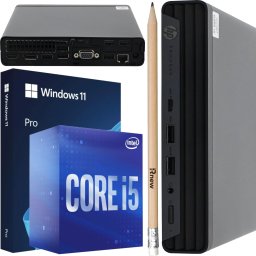 Komputer poleasingowy HP Poleasingowy HP 400 G6 Tiny Desktop Mini i5-10500T 10.GEN 16 GB DDR4 512 M.2 SSD HDMI DP WINDOWS 11 PRO
