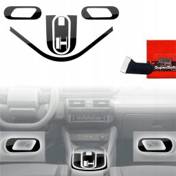 GrizzGlass Folia do wnętrza GrizzGlass PianoSkin Glossy do Fiat Grande Panda (2025) [5w1]