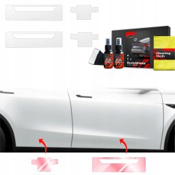 GrizzGlass Folia ochronna na progi GrizzGlass BodyShield do Tesla Model Y (2020-2024) [4w1]