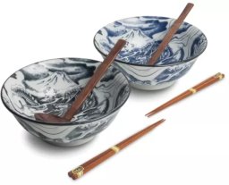 Edo Japan Zestaw misek do ramenu dragon, 6 elementów - Edo Japan