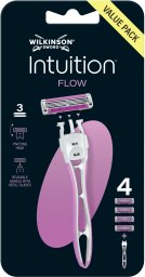 Wilkinson WILKINSON_Intuition Flow maszynka do golenia dla kobiet + 4szt wkładów