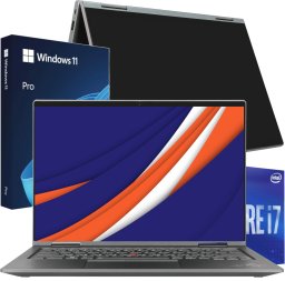 Laptop poleasingowy Lenovo Laptop Tablet 2w1 Lenovo Thinkpad X1 Yoga Gen6 i7-1185G7 11GEN Iris Xe 32 GB RAM 512 M.2 NVMe 14" IPS Dotykowy Win11PRO