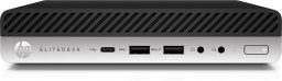 Komputer T1A T1A HP EliteDesk 800 G4 Intel Core i5 i5-8500T 16 GB DDR4-SDRAM 512 GB SSD Windows 11 Pro Mini PC Czarny, Srebrny