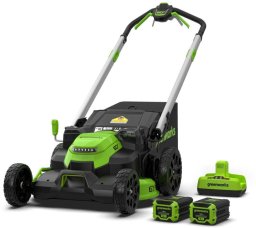 Kosiarka akumulatorowa Greenworks 60V kosiarka 61 cm dual blade + ładowarka i 2x aku. 4Ah (GD60LM61KX4)
