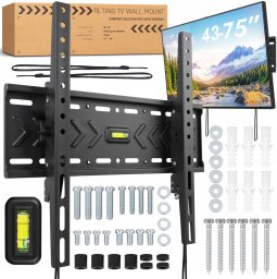 Grape Visaro WMT75 Tilting Wall Mount for 43"-75" TVS, Black