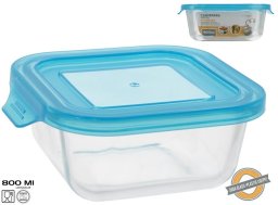 Pyrex Kwadratowe szklane pudełko na lunch 800 ml 6 x 17 5 x 15 5 cm KITCHEN&GO 8445393406008 (8445393406008)
