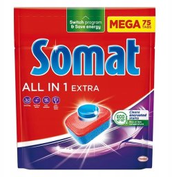 Somat Somat All in 1 Extra - Tabletki do zmywarki 75 szt