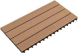 vidaXL vidaXL Płytka Tarasowa 6 pcs Brązowy 60 x 30 cm