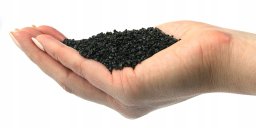 AQUA DELLA Gravel Black, żwirek, do akwarium, czarny, 1-3 mm, 9 kg