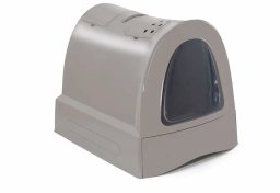 iMac Zuma, kuweta, dla kota, ciemno beżowa, 25x19,5x17 cm