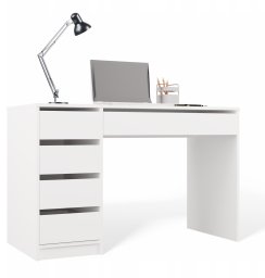 Biurko Duronic Arto Białe 120 cm x 55 cm