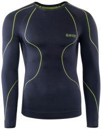 Hi-Tec Koszulka męska IKAR TOP black/lime punch r. L