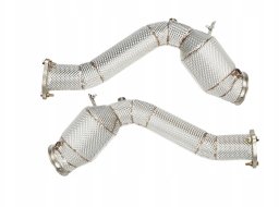 TurboWorks_F Downpipe Porsche Cayenne 958.2 3.6T Heat Shield