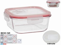 Pyrex Kwadratowe pudełko na lunch 800 ml 7 x 15 5 x 15 5 cm KITCHEN&GO 8445393578644 (8445393578644)