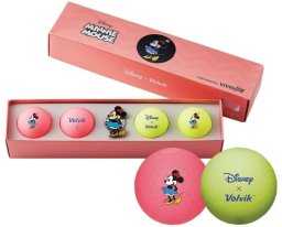 Volvik Piłki golfowe VOLVIK DISNEY MINNIE PACK (zestaw 4 piłek z markerem)