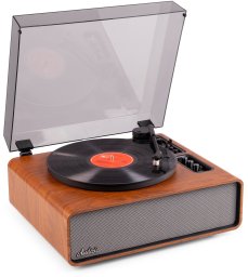 Gramofon Audizio Gramofon HIFI BT Laredo ciemnobrązowy Audizio one size