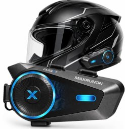 Farrot interkom motocyklowy zestaw 2 szt mesh 1.6km bluetooth 5.4 ipx7 anc 120 km/h 4 osoby 1,6km