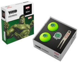Volvik Piłki golfowe MARVEL X VOLVIK - Zestaw Prezentowy HULK