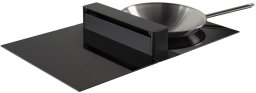 Okap Simfer Novy Novy Up Power Wok 87 cm Czarny 40008 Okap blatowy 4 zones
