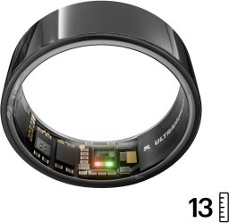 Smart Ring Oura Ring Ultrahuman Ring AIR – Sleep and Fitness Tracker, Smart Ring for Men and Women, Up to 6 days battery life (Size 13)