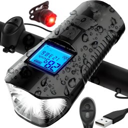 Logit Lampka rowerowa led licznik km prędkościomierz tył - s092-1 + lampka tył