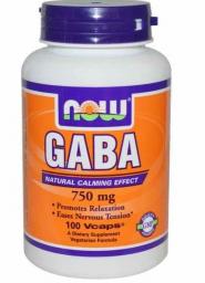 NOW Foods GABA 500mg 100 kapsułek