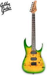 Golden Guitar Gitara elektryczna  superstrat -Golden Guitar Strat2 zielony one size