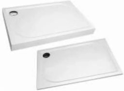 Brodzik Aquaform AQ.201-202001 / AQUAFORM / SLEEK / BRODZIK 80X100X14/3 PROSTOKĄTNY, FI90, BIAŁY / KNG.B-03-K-80X100-14/3-WHITE-90