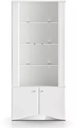 ML Meble Witryna BLANC 01 2D biały połysk ML MEBLE