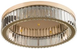 Lampa sufitowa Abigali Kryształowa lampa sufitowa Glamour Eye ABIGALI-GLAMOUR-50CM LED 30W złota