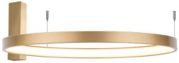 Lampa sufitowa Shilo Okrągły plafon Agari 1335 Shilo LED 36W 4000K ring salonowa złoty
