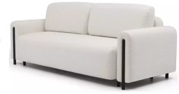 ELTAP Sofa Arcadova biała/czarny z funkcją spania ELTAP