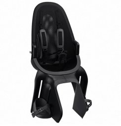 Elibas Fotelik dziecięcy QIBBEL AIR MIK black, mocowanie na bagażnik z systemem MIK HD, udźwig 22kg