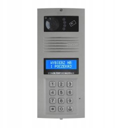 Elfon OP-MA765RC HR P Optima ELFON MASTER Panel wideodomofonu 700 linii z czytnikiem RFID, popiel