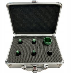 Wiertło Falon-Tech Zestaw otwornic diamentowych MMD 6-35 mm + adapter M14 + walizka
