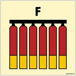 TD Systems FE079 -  Fixed Foam fire extinguishing battery 50x50