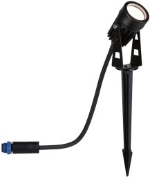 Paulmann Reflektor ogrodowy Plug & Shine Spot 2W 150lm 3000K IP65 24V czarny / metal