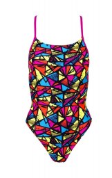 Aqua-Sport AQUA-SPORT STRÓJ KĄPIELOWY SINGLE CORES TRÓJKĄTY MULTI KOLOR 0004101 ROZMIAR S